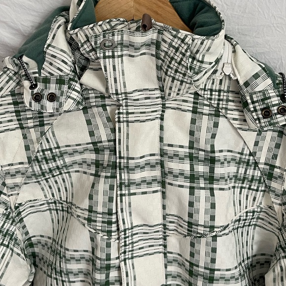 Vintage Europe O’neill Checkered Winter Ski Snowboard Jacket Size XL - Picture 4 of 10